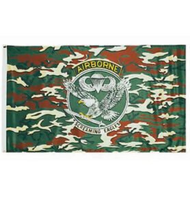 MIL-TEC vlajka motiv US AIRBORNE MASKOVANÁ