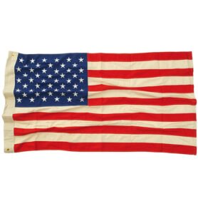 MIL-TEC vlajka USA 50 hvězd VINTAGE bavlna vyšívaná 90x150cm
