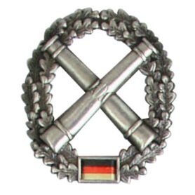 Bundeswehr odznak BW na baret Artillerie truppe