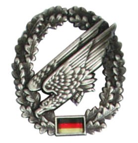 Bundeswehr odznak BW na baret Fallschirmjägertruppe
