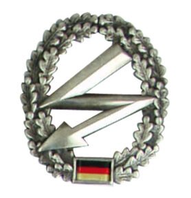 Bundeswehr odznak BW na baret Fernmelde truppe