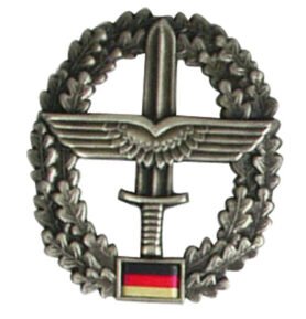Bundeswehr odznak BW na baret Heeresfliegertruppe