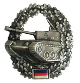 Bundeswehr odznak BW na baret Panzertruppe