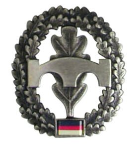 Bundeswehr odznak BW na baret Pionier truppe