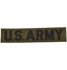 MIL-TEC nášivka "US ARMY" textil ZELENÁ