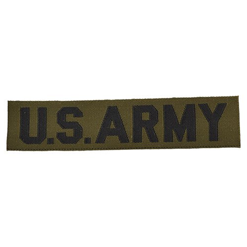 MIL-TEC nášivka "US ARMY" textil ZELENÁ