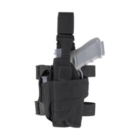 CONDOR OUTDOOR pouzdro pistolové LEVÉ stehenní TORNADO ČERNÉ