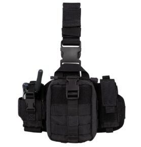 CONDOR OUTDOOR pouzdro/panel EMT stehenní MOLLE ČERNÉ