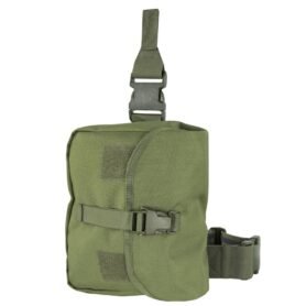CONDOR OUTDOOR pouzdro RIG na plynovou masku stehenní ZELENÉ