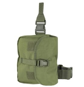 CONDOR OUTDOOR pouzdro RIG na plynovou masku stehenní ZELENÉ