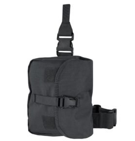 CONDOR OUTDOOR pouzdro RIG na plynovou masku stehenní ČERNÉ