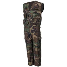 Komplet dětský vesta+kalhoty WOODLAND vel. M