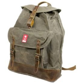 Batoh švýcarský VINTAGE voskový Bushcraft REPRO