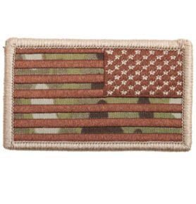 ROTHCO nášivka USA vlajka reverzní 4,5 x 8,5 cm MULTICAM