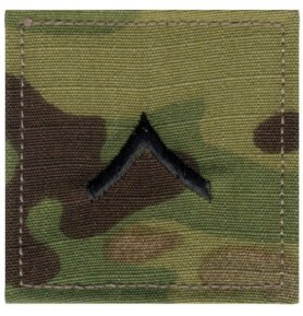 Nášivka hodnosti Private E-2 velcro OCP®