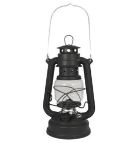 Origin Outdoors lampa petrolejová 25cm Hurricane ČERNÁ
