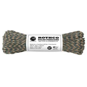 ROTHCO šňůra PARACORD nylon 550LB ø 4 mm / 30 m CAMO