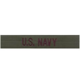 MILITARY RANGE nášivka "U.S. NAVY" OLIV