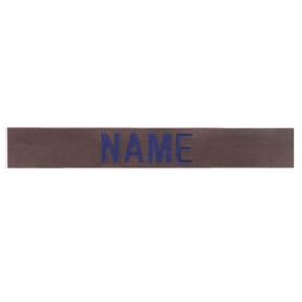 MILITARY RANGE nášivka jmenovka "NAME" modrá niť OLIV