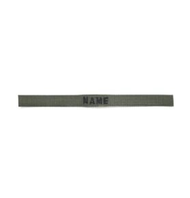 MILITARY RANGE nášivka jmenovka "NAME" pro GORE-TEX bundu OLIV