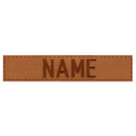 MILITARY RANGE nášivka jmenovka "NAME" 3" VELCRO COYOTE