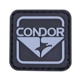 CONDOR OUTDOOR nášivka CONDOR 3x3 PVC ČERNÁ
