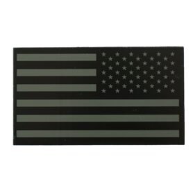 MILITARY RANGE nášivka IFF IR vlajka USA VELCRO reverzní ZELENÁ