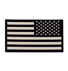 MILITARY RANGE nášivka IFF IR vlajka USA VELCRO reverzní PÍSKOVÁ
