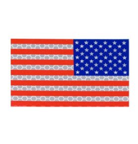 MILITARY RANGE nášivka IFF IR vlajka USA VELCRO reverzní BAREVNÁ