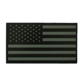 MILITARY RANGE nášivka IFF IR vlajka USA VELCRO ZELENÁ