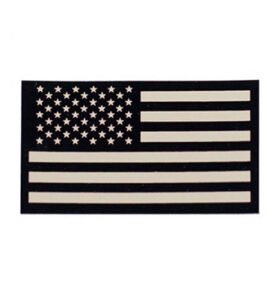 MILITARY RANGE nášivka IFF IR vlajka USA VELCRO PÍSKOVÁ