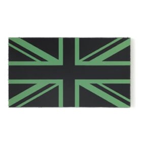 MILITARY RANGE nášivka IFF IR vlajka GB VELCRO ZELENÁ