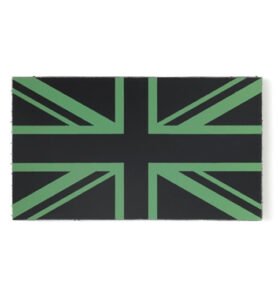 MILITARY RANGE nášivka IFF IR vlajka GB VELCRO ZELENÁ