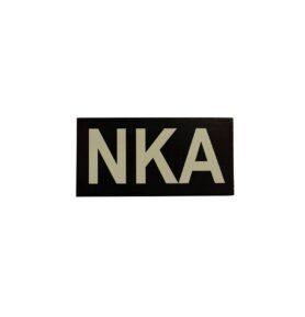 MILITARY RANGE nášivka IFF IR VELCRO NKA ČERNÁ