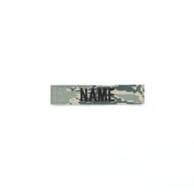 MILITARY RANGE nášivka jmenovka "NAME" 12,5 cm VELCRO DIGITAL TIGER