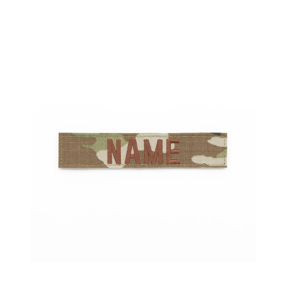 MILITARY RANGE nášivka jmenovka "NAME" 7,5 cm VELCRO OCP