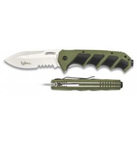 Albainox nůž zavírací FOS HAMMER s hladkým ostřím ZELENÝ