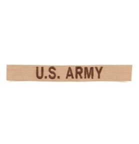 MILITARY RANGE nášivka "U.S. ARMY" DESERT