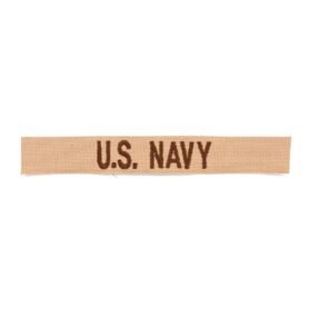 MILITARY RANGE nášivka "U.S. NAVY" DESERT