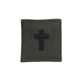 MILITARY RANGE nášivka VOJENSKÝ KNĚZ velcro ZELENÁ