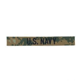 MILITARY RANGE nášivka "U.S. NAVY" MARPAT WOODLAND