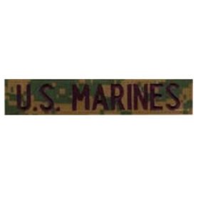MILITARY RANGE nášivka "U.S. MARINES" VELCRO MARPAT WOODLAND