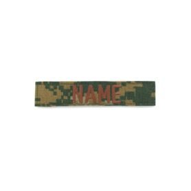 MILITARY RANGE nášivka jmenovka 3x "NAME" MARPAT WOODLAND