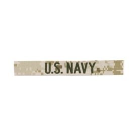 MILITARY RANGE nášivka "U.S. NAVY" MARPAT DESERT