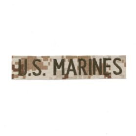 MILITARY RANGE nášivka "U.S. MARINES" VELCRO MARPAT DESERT