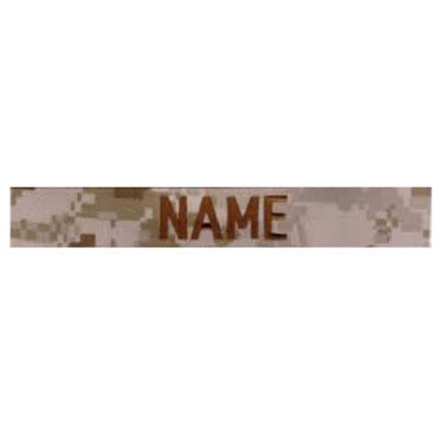MILITARY RANGE nášivka jmenovka 3x "NAME" MARPAT DESERT
