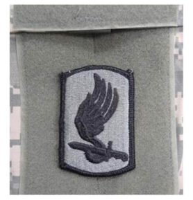 MILITARY RANGE nášivka 173rd AIRBORNE BDE VELCRO - FOLIAGE