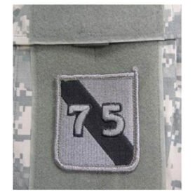 MILITARY RANGE nášivka 75th INFANTRY DIVISION VELCRO - FOLIAGE
