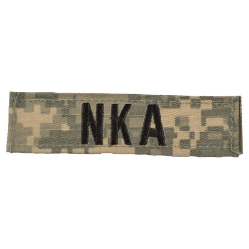 MILITARY RANGE nášivka krevní skupina NKA VELCRO ACU DIGITAL