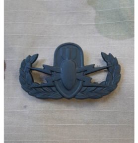 Odznak US EXPLOSIVE ORDANCE DISPOSAL - Basic - ČERNÝ